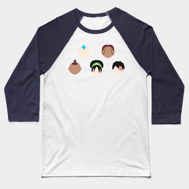 The Gaang - Minimalist Baseball T-Shirt by eevylynn